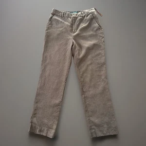 Vintage Lauren Ralph Lauren Hose Petite Braun Anzughose Größe 2P Leinen Acetat - Bild 1 von 11