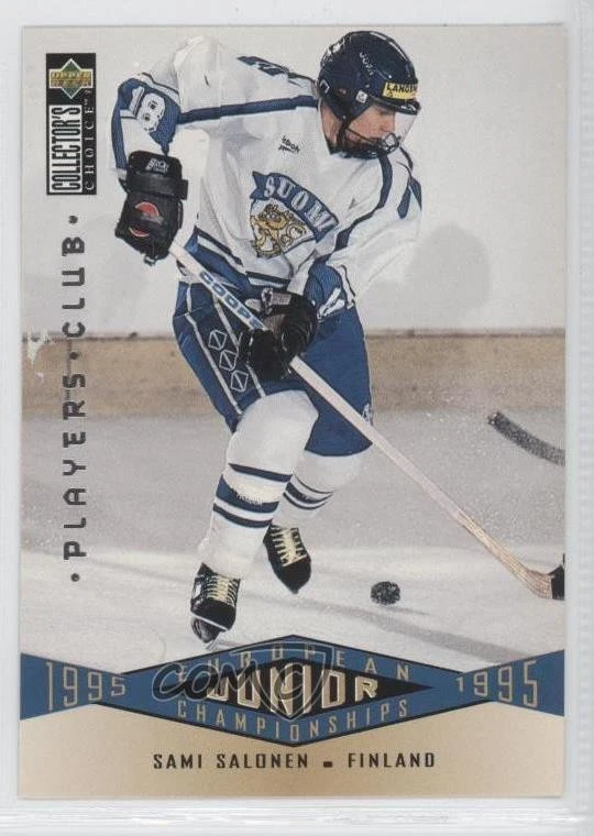 1995 Collector's Choice European Junior Championships Player's Club Sami Salonen - Image 1 of 2