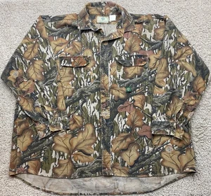 De colección Años 90 Roble Mossy Realtree Camuflaje Otoño Folaige 3XL Bolsillos en el Pecho Árbol Real - Imagen 1 de 13