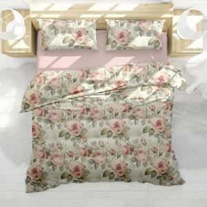 Completo lenzuola Bloom in flanella per letto Matrimoniale AC161 - Foto 1 di 2