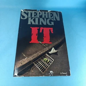It by Stephen King (1986, Hardcover) First Edition Dust Cover Viking Press - Picture 1 of 6