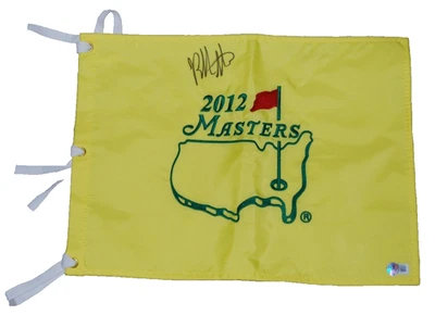Pin bandera Augusta Golf firmado por Bubba Watson (2012 MASTERS) BECKETT BAS BQ88753 Foto 1 de 2