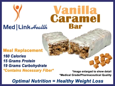 BARRA CARAMELO VAINILLA | SIMILAR A Optifast® 800 | 3 cajas | Pérdida de peso Foto 1 de 2