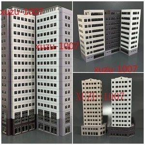 HO Scale 1:87 Buildings City Scene Model Train Railway Modern Office Kit Toys - Picture 1 of 25