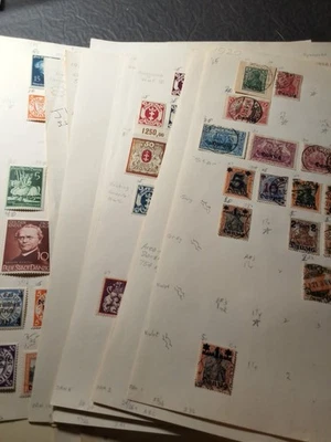 Old Danzig Stamp Collection 18 Pages Unused + Used - Image 1 of 4