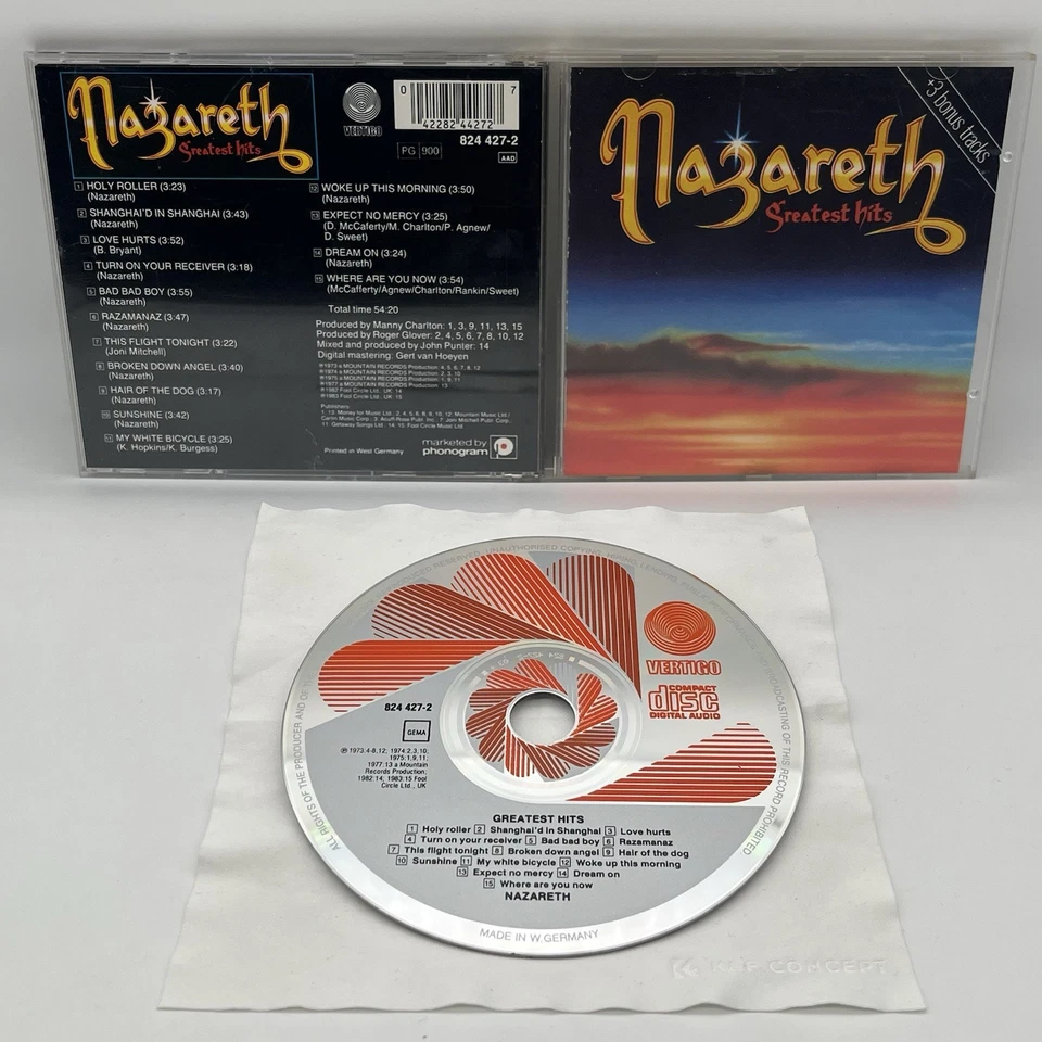 Nazareth - Greatest hits | CD | West Germany | Vertigo Swirl 🟪📀 - Bild 1 von 4