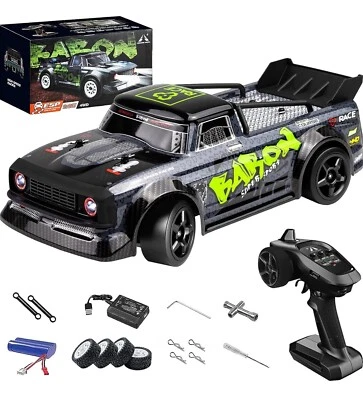2.4G 4WD 1:16 20MPH High Speed Remote Control Car RC Drifting Car with Led Light - Image 1 of 4