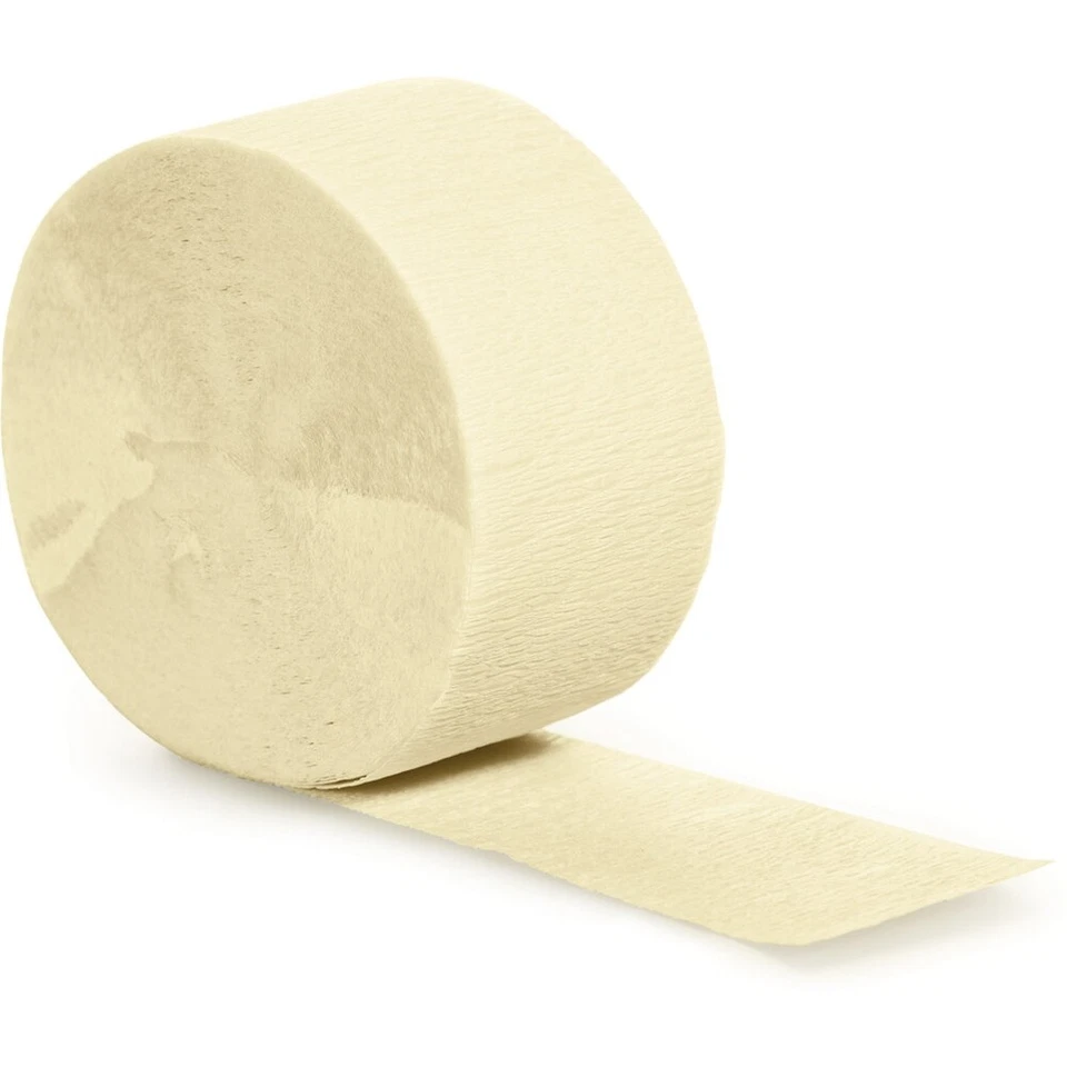 Ivory Crepe Streamer 81ft - Image 1 of 1
