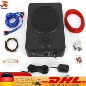 Subwoofer Attivo Sottosella Auto Bass Box Amplificatore Attivo Bass 600Watt con Cavo - Foto 1 di 11