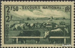 sellos Francia 1940 Mi 499 con charnela 1940 nacionales ayuda - Imagen 1 de 1