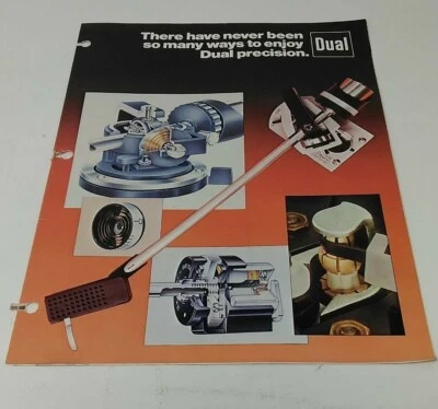 Folleto folleto vintage doble tocadiscos 1976 Foto 1 de 4