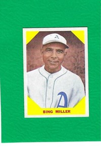 1960 Fleer #39 Bing Miller HOF NM Near Mint