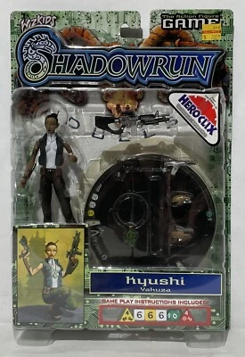 FIGURA DE ACCIÓN SHADOWRUN KYUSHI YAKUZA SERIE UNO NUEVO 2003 WIZKIDS HERO CLIX FS Foto 1 de 4