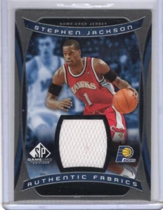 2004-05 SP Game Used Authentic Fabrics Jersey #AF-SJ Stephen Jackson (b) - Picture 1 of 2