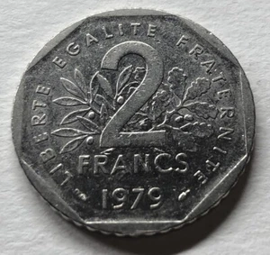2 Francs 1979 SEMEUSE Nickel Monnaie Française Achat Unitaire - Foto 1 di 2