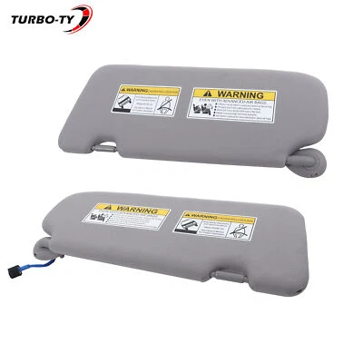 Suitable For Honda CR-V 2017-2022 Gray Sun Visor Left＆Right With Lights & Mirror - Image 1 of 4