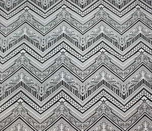 1 Yard of Zig Zag Free Sprit Byzantium  100% Cotton - Picture 1 of 3
