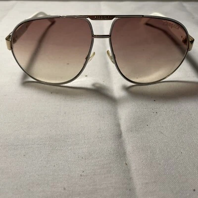 Gafas de sol vintage CARRERA DAYTONA grandes blancas/doradas 62 mm Italia Foto 1 de 4