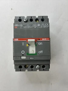 INTERRUPTOR AUTOMÁTICO ABB S1N SACE S1 40A 3 POLOS 277/480V - Imagen 1 de 7