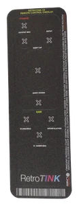Remote / Fernbedienung Overlay für RetroTINK-5X Pro by RetroLabs - Picture 1 of 2