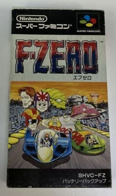 Nintendo Super Famicom SFC F-Zero Japan Version w/ Box 3960 SP - Image 1 of 4