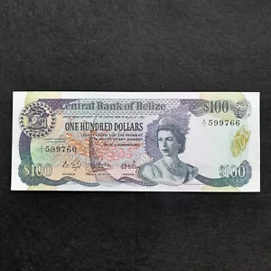 100 Dollars 1983 Belize Reproduction Banknote P-50 - Picture 1 of 4