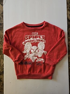 Suéter infantil Marvel Spider Man And His Amazing Friends tamanho 5T rosa - Imagem 1 de 4