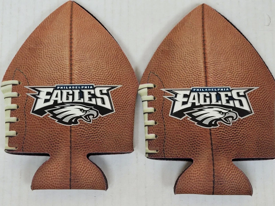 NFL Philadelphia Eagles - Football Can Koozie, Cooler, Coozie, NEW (Set of 4) - Image 1 of 2