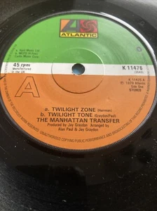 1980 THE MANHATTAN TRANSFER 7" 45 TWILIGHT ZONE / BODY & SOUL - ATLANTIC K 11476 - Imagen 1 de 1
