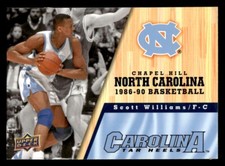 2010 Upper Deck Scott Williams #55 North Carolina Tar Heels
