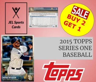2015 TOPPS BASEBALL SERIES 1~COMPLETE YOUR SET~YOU PICK~BUY 2 GET 1 {BOX 18} - Image 1 of 3