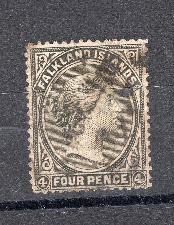 BRITISH FALKLAND, YV # 6, USED, VF  - Image 1 of 1