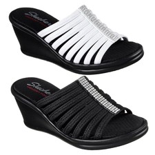 skechers slip on wedges