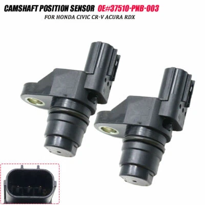 For Honda Civic CR-V Acura RDX 2x Engine Camshaft Position Sensor 37510-PNB-003 - Image 1 of 4