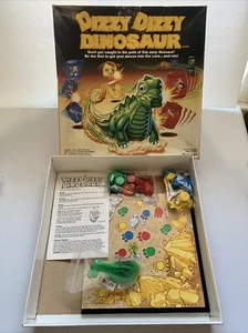 VINTAGE Dizzy Dizzy Dinosaur Game 1987 COMPLETE WORKS Pressman 80s 90s Kids - Picture 1 of 19