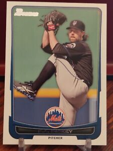 R.A. Dickey 2012 Bowman #160 New York Mets