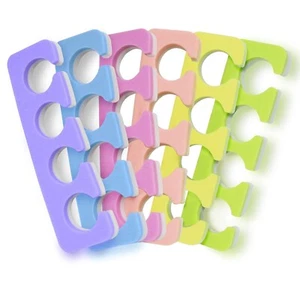 24 Pcs Foam Toe Separators Finger Dividers for Nail Art Polish Salon Pedicure - Picture 1 of 6