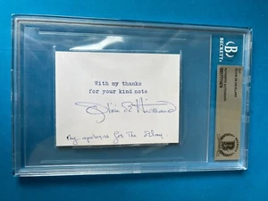 Olivia de Havilland Ganadora del Premio Oscar Firmado Auto Beckett BAS - Imagen 1 de 2