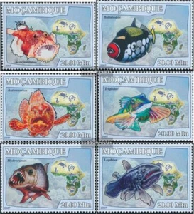 sellos Mosambik 2007 Mi 2949-2954 nuevo con goma original 2007 tóxicos peces - Imagen 1 de 1