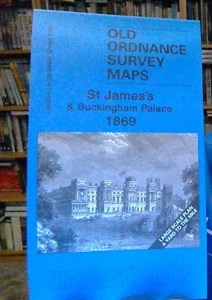 MAP OF St James's & Buckingham Palace 1869 London Large Scale Sheet 7.82 NEW - Picture 1 of 1