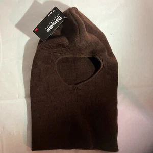 NEW THINSULATE 40 Gram* Winter Ski Mask Open Face Balaclava, Brown - Picture 1 of 9