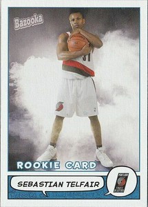 SEBASTIAN TELFAIR 2004-2005 BAZOOKA # 201 ROOKIE