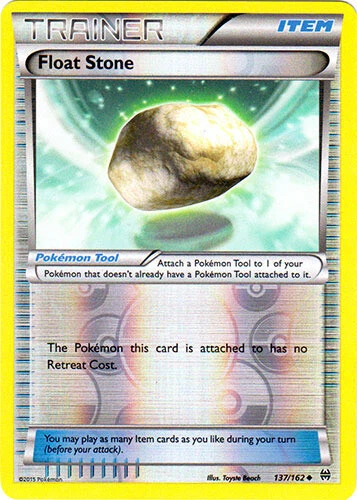 Pokemon - Float Stone - 137/162 - Uncommon - Reverse Holo - XY - BREAKthrough -  - Image 1 of 1
