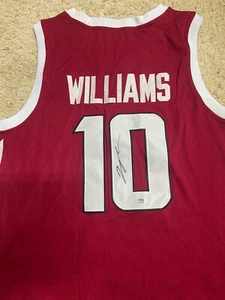 Jaylin Williams Signed Autograph Auto Arkansas Razorbacks Jersey Thunder PSA/DNA - Picture 1 of 4
