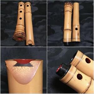Shakuhachi Ransetsu Kinko-Ryu flauto bambù giapponese 39 cm 245 g strumento J7969