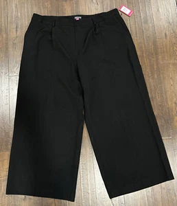 Vince Camuto Classic Black Polyester/Spandex Wide Leg Pants Size 22W - Picture 1 of 10