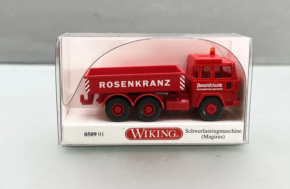 1:87 WIKING 050901 Schwerlastzugmaschine Magirus Camion Con Serbatoio - Immagine 1 di 1