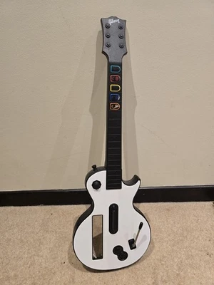 Nintendo Wii - Guitar Hero Gibson Les Paul Wireless Controller White - Image 1 of 4