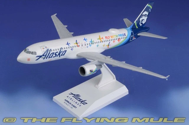 Skymarks 1:150 A320 Alaska Airlines N854VA - Image 1 of 4