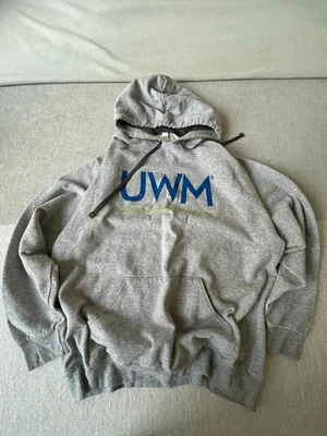 UWM Grey XL Pullover Hoodie Jumper Kangaroo pouch - Image 1 of 4